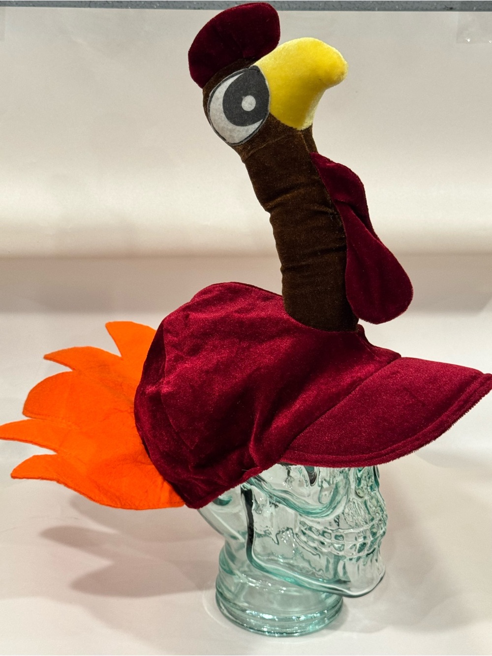 Dan Dee Collector's Choice Plush Turkey Hat‎ Cap Adult Funny Thanksgiving Turkey